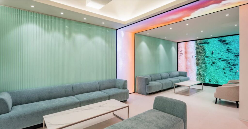 MINISH 치과 대기실 LED 스크린 콘텐츠 연출