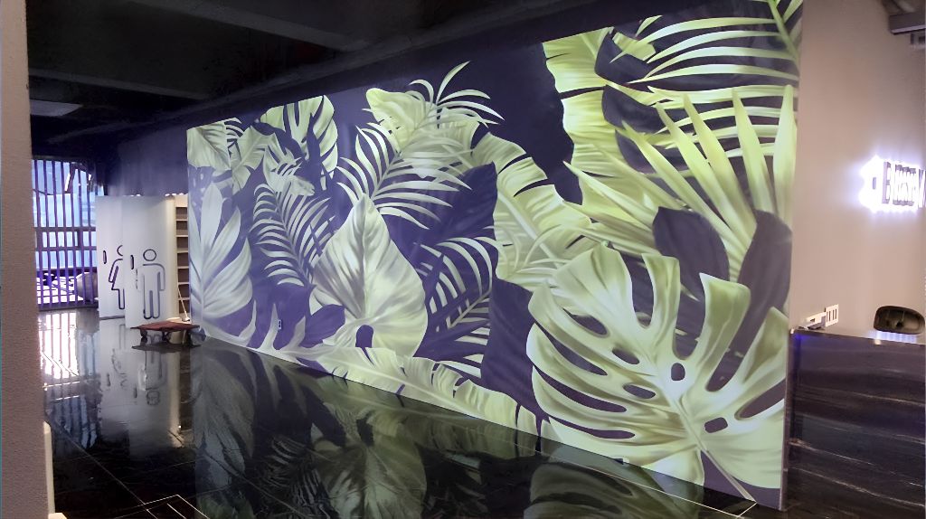 스포츠 시설 빔프로젝터 스크린 매니저 미디어아트 연출