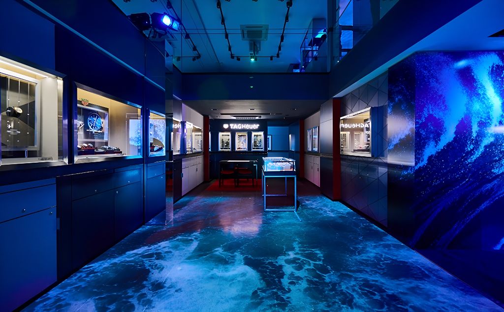 리테일 브랜드 빔프로젝터 콘텐츠 단품 쇼룸 연출