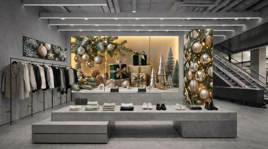 리테일 브랜드 LED 스크린 매니저 시즌 콘텐츠 연출